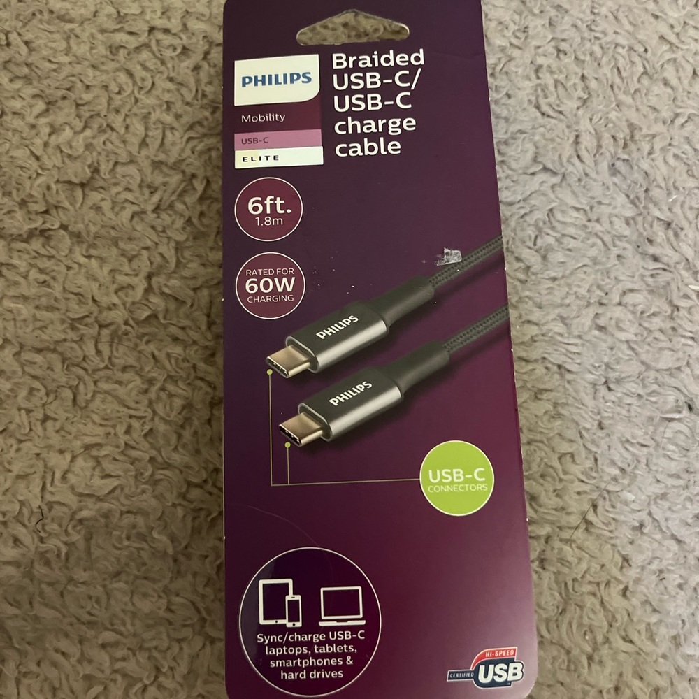 Philips Braided USB-C Cable